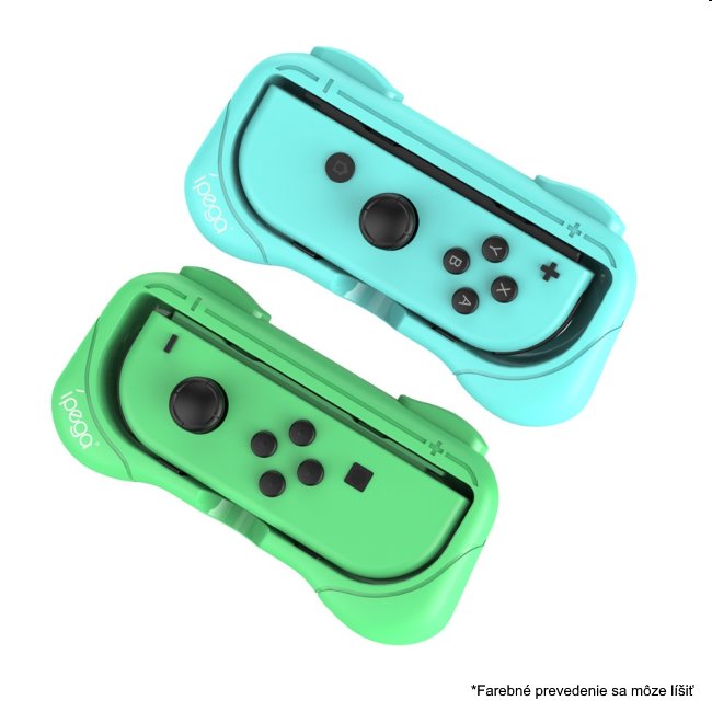 iPega Grip s popruhom pre Nintendo Joy-Con ovládače, modrý/červený (2ks)