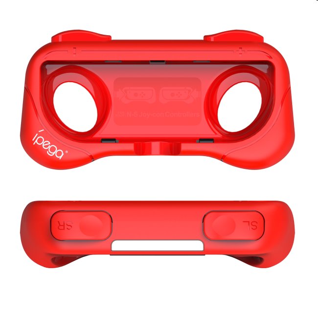 iPega Grip s popruhom pre Nintendo Joy-Con ovládače, modrý/červený (2ks)