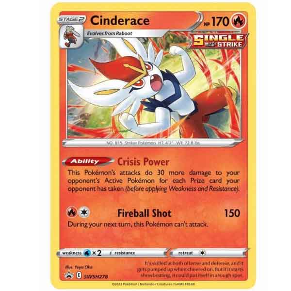 Kartová hra Pokémon TCG: Sword & Shield 12.5 Crown Zenith Pin Collection Cinderace (Pokémon)