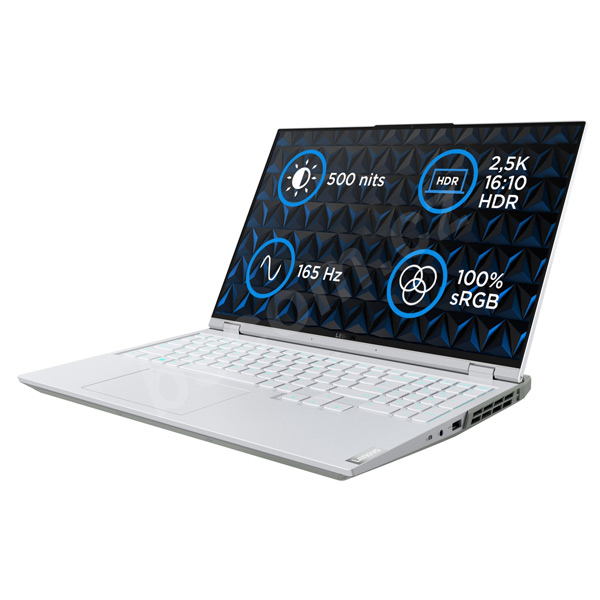 Lenovo Legion 5 Pro 16IAH7H Intel i7-12700H 16 GB 1 TB SSD 16" WQXGA IPS AG RTX3070Ti 8 GB Win11Home, Glacier White