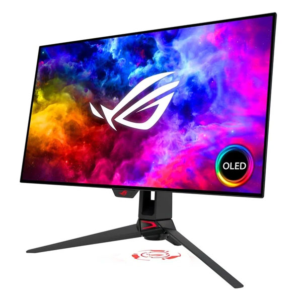 Monitor ASUS ROG PG27AQDM 26,5" OLED QHD 2560 x 1440 16:9 240Hz 450cd 0,03ms, čierny