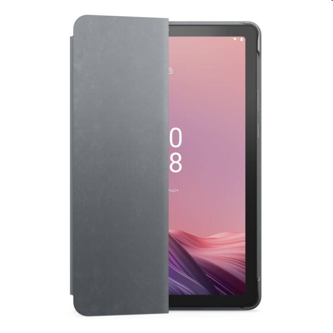 Puzdro folio case s fóliou pre Lenovo Tab M9, šedá