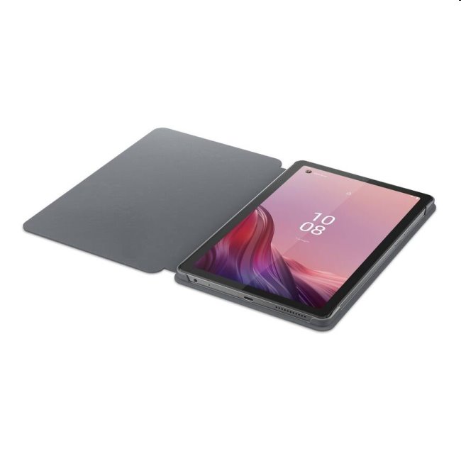 Puzdro folio case s fóliou pre Lenovo Tab M9, šedá