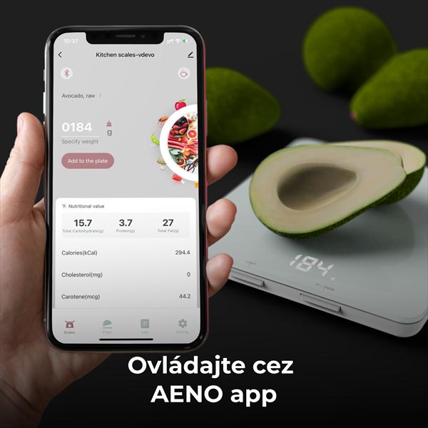 Aeno Smart kuchynská váha AKS0001S Aeno Smart kuchynská váha AKS0001S