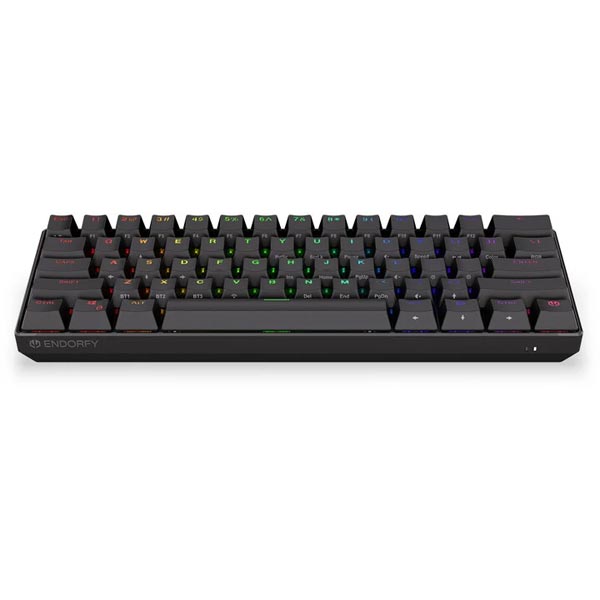 ENDORFY herná klávesnica Thock Compact BR RGB /USB/ brown sw. / bezdrôtová / mechanická / US layout / mini /čierna RGB