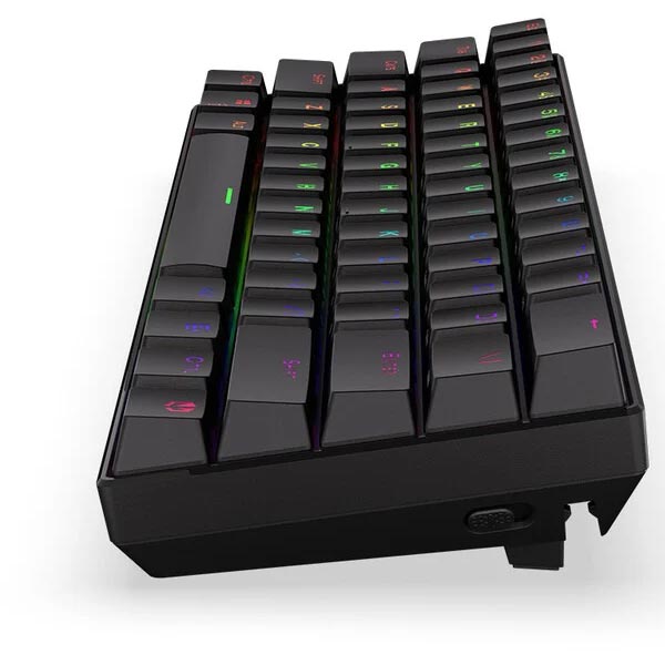 ENDORFY herná klávesnica Thock Compact BR RGB /USB/ brown sw. / bezdrôtová / mechanická / US layout / mini /čierna RGB