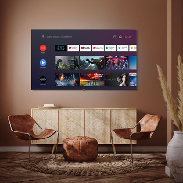 Kivi TV 65U740NB, 65" (150 cm), UHD, Google Android TV, čierna