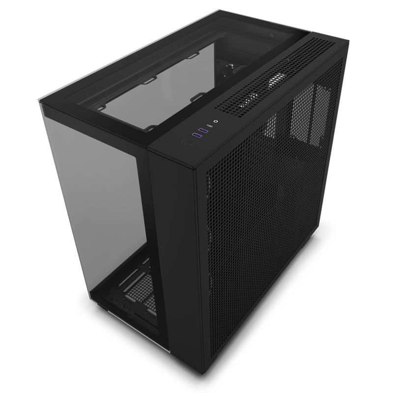 NZXT case H9 Elite, ATX, Premium Dual Chamber Mid Tower, black