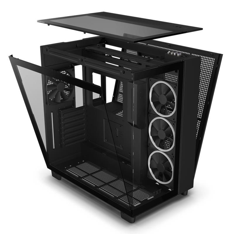 NZXT case H9 Elite, ATX, Premium Dual Chamber Mid Tower, black