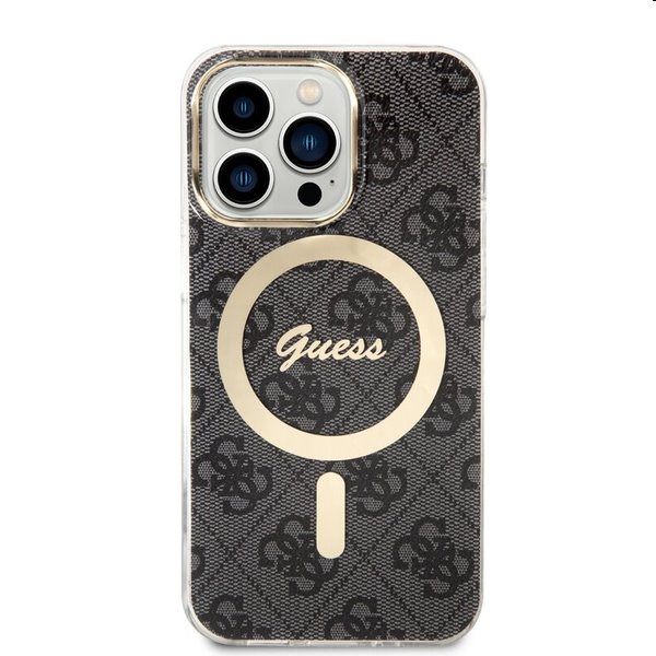 Zadný kryt Guess 4G IML MagSafe pre Apple iPhone 13 Pro Max, čierna Zadný kryt Guess 4G IML MagSafe pre Apple iPhone 13 Pro Max, čierna