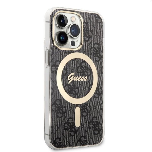Zadný kryt Guess 4G IML MagSafe pre Apple iPhone 13 Pro Max, čierna Zadný kryt Guess 4G IML MagSafe pre Apple iPhone 13 Pro Max, čierna
