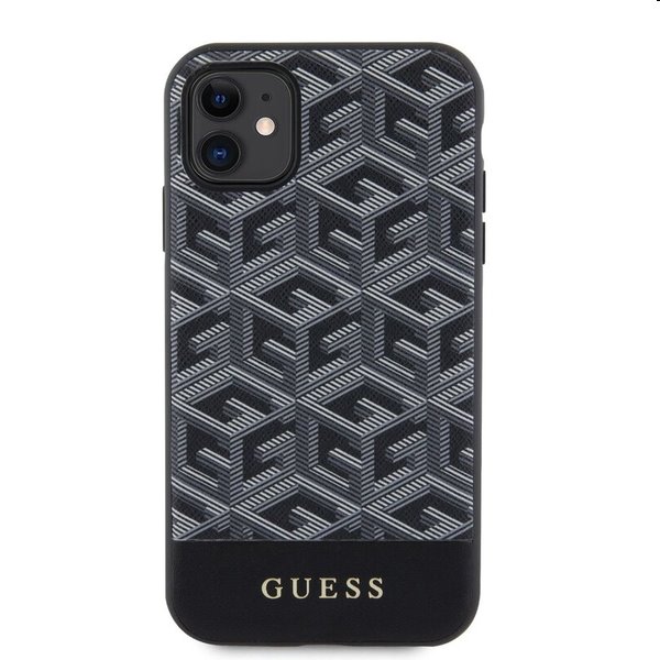 Zadný kryt Guess PU G Cube MagSafe for Apple iPhone 11, čierna Zadný kryt Guess PU G Cube MagSafe for Apple iPhone 11, čierna
