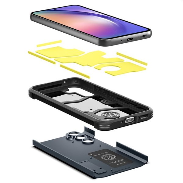 Zadný kryt SpigenTough Armor pre Samsung Galaxy A54 5G, kovová čierna