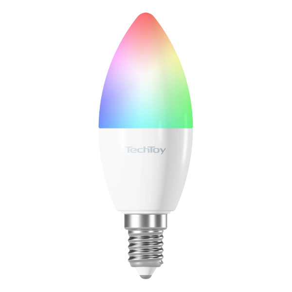 TechToySmart žiarovka RGB 6W E14 ZigBee, set 3 ks