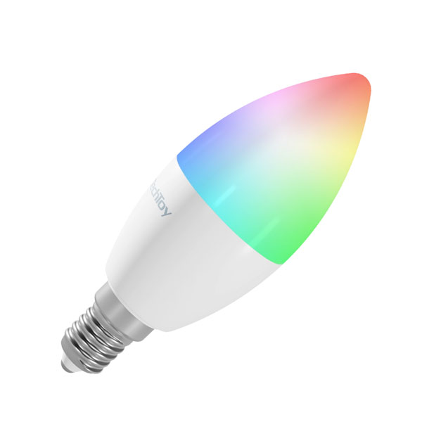 TechToySmart žiarovka RGB 6W E14 ZigBee, set 3 ks