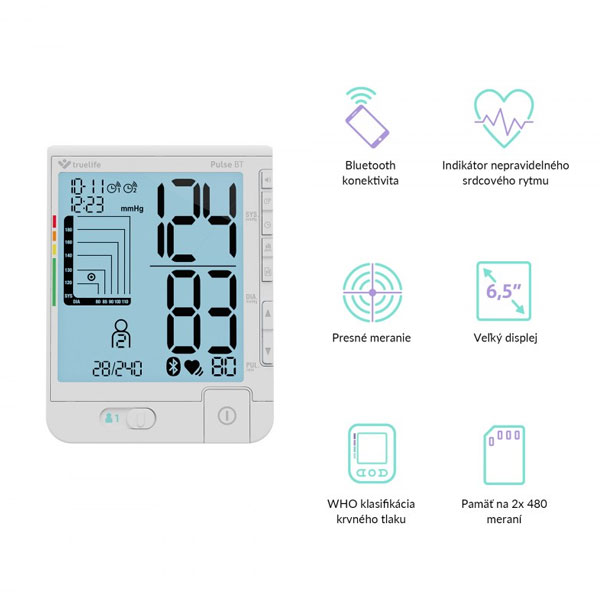 TrueLife tlakomer Pulse BT