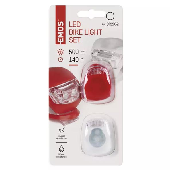 EMOS SILIKON. LED CYKLOSV. PREDNÉ+ZADNÉ