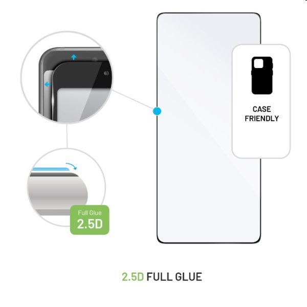 FIXED Full-Cover ochranné tvrdené sklo pre Xiaomi Redmi Note 11 Pro, Note 11 Pro 5G, čierna