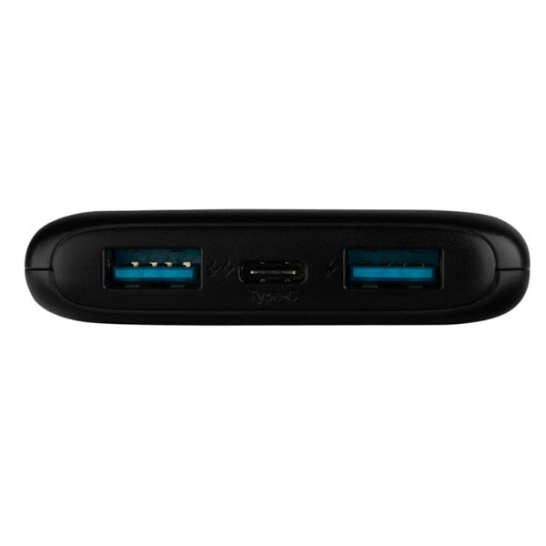 FIXED Powerbanka Zen 10 s LCD displejom a výstupom PD 20W, 10 000 mAh, čierna
