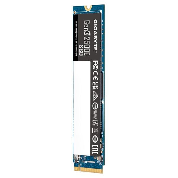 GIGABYTE 2500E SSD disk 500 GB M.2 NVMe Gen3 2300/1500 MBps GIGABYTE 2500E SSD disk 500 GB M.2 NVMe Gen3 2300/1500 MBps