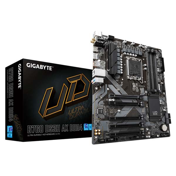 GIGABYTE B760 DS3H AX DDR4 Základná doska, Intel B760, Socket1700, 4xDDR4, ATX GIGABYTE B760 DS3H AX DDR4 Základná doska, Intel B760, Socket1700, 4xDDR4, ATX