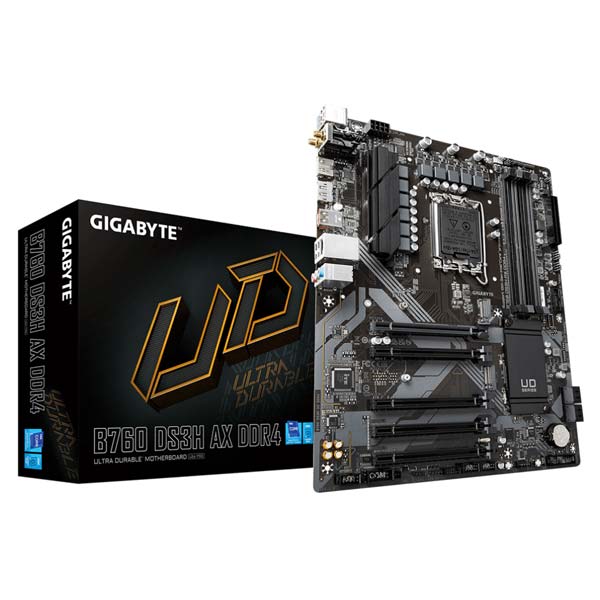 GIGABYTE B760 DS3H AX DDR4 Základná doska, Intel B760, Socket1700, 4xDDR4, ATX