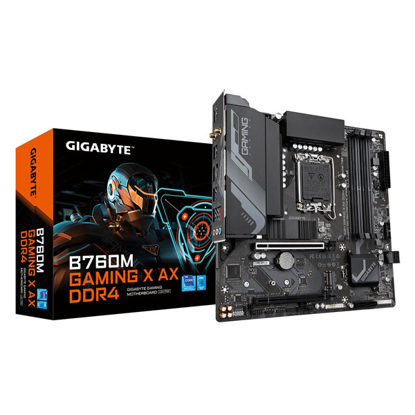 Gigabyte B760M GAMING X AX DDR4 , Intel B760, LGA1700, 4xDDR4, mATX