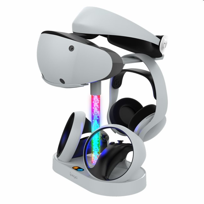 iPega PlayStation 5 VR2 multifunkčný nabíjací stojan iPega PlayStation 5 VR2 multifunkčný nabíjací stojan