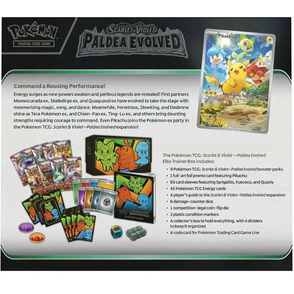 Kartová hra Pokémon TCG: Scarlet & Violet Paldea Evolved Elite Trainer Box (Pokémon)