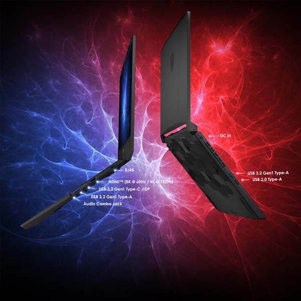 MSI Katana 15 B12UDXK i5-12450H 16GB 512GB-SSD 15,6" FHD RTX 3050 bez OS, čierny MSI Katana 15 B12UDXK i5-12450H 16GB 512GB-SSD 15,6" FHD RTX 3050 bez OS, čierny