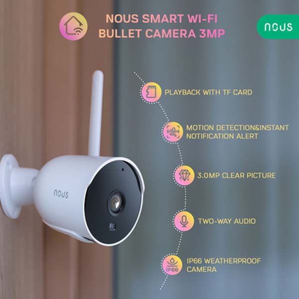 Nous W7P exterierová kamera 3MP Nous W7P exterierová kamera 3MP