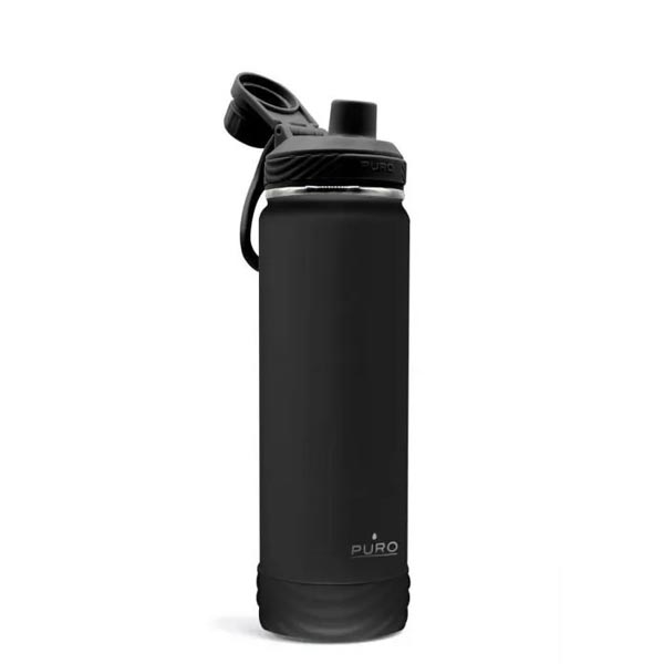 PURO Termofľaša OUTDOOR 750 ml, čierna