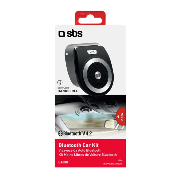 SBS Bluetooth handsfree BT600 v3.0 Multipoint, čierna