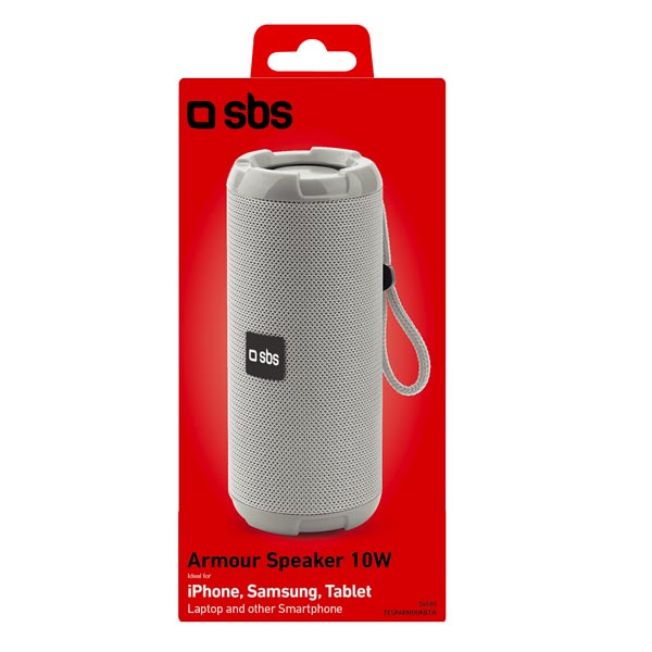 SBS Bluetooth reproduktor Armour, 10 W, biela
