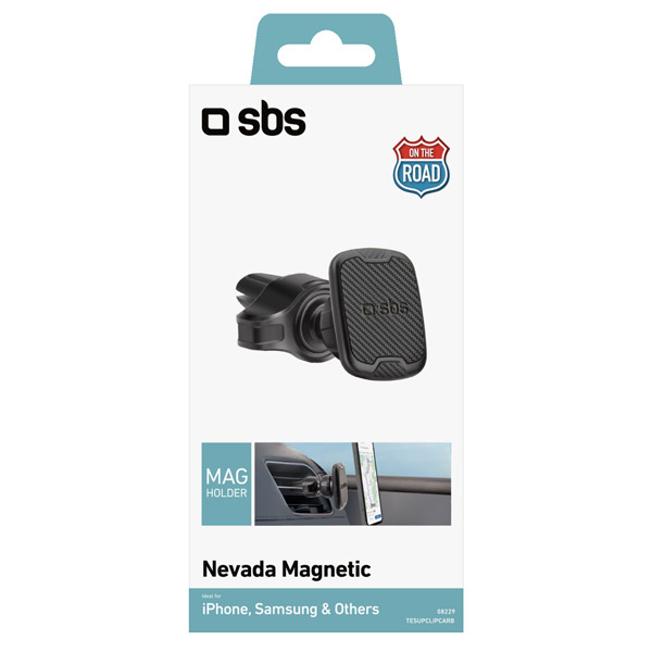 SBS Držiak do auta Nevada Magnetic, do mriežky, čierna