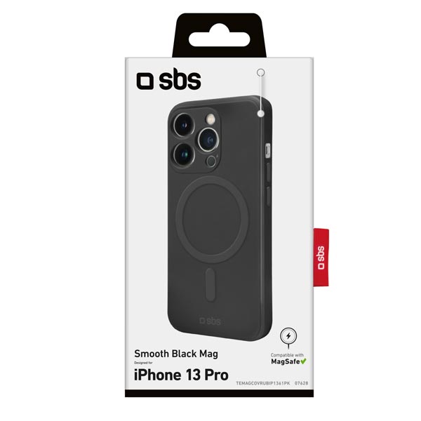 Zadný kryt SBS Smooth Mag s MagSafe pre iPhone 13 Pro, čierna