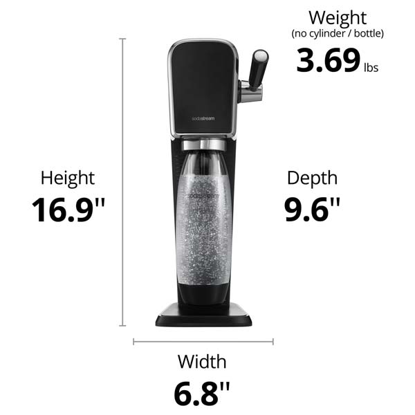 Sodastream Art, čierna