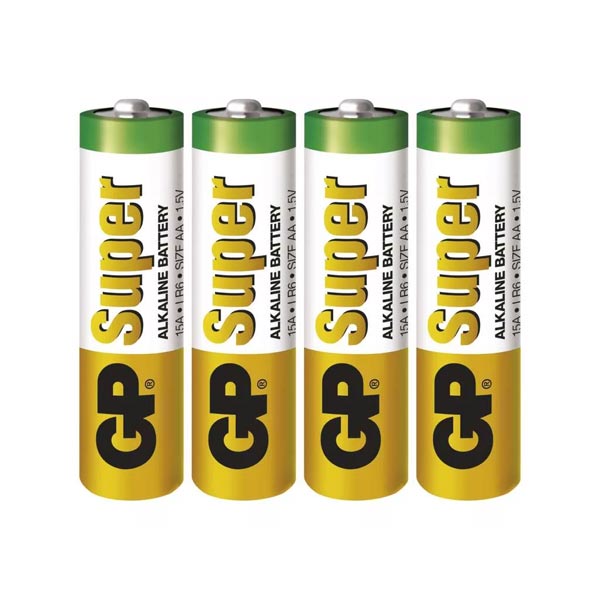 EMOS GP alkalická batéria SUPER AA (LR6) 4BL