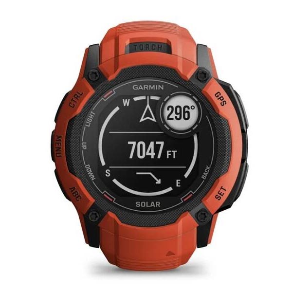 Garmin Instinct 2X Solar, Flame Red