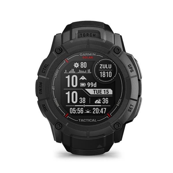 Garmin Instinct 2X Solar Tactical edícia, čierna