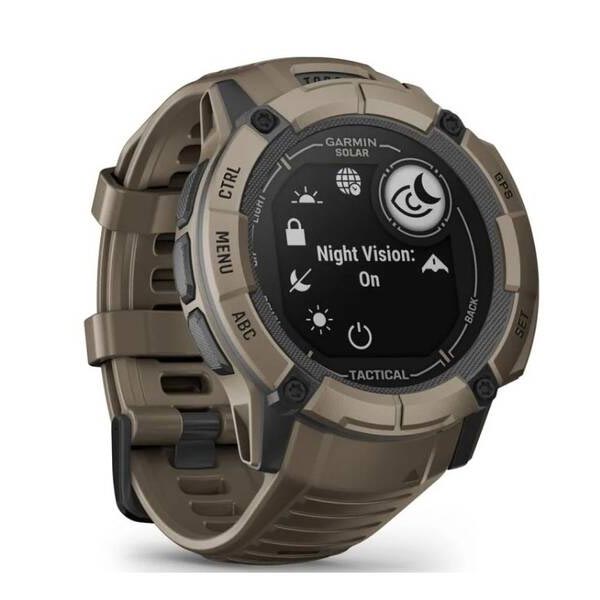 Garmin Instinct 2X Solar Tactical edícia, svetlohnedá