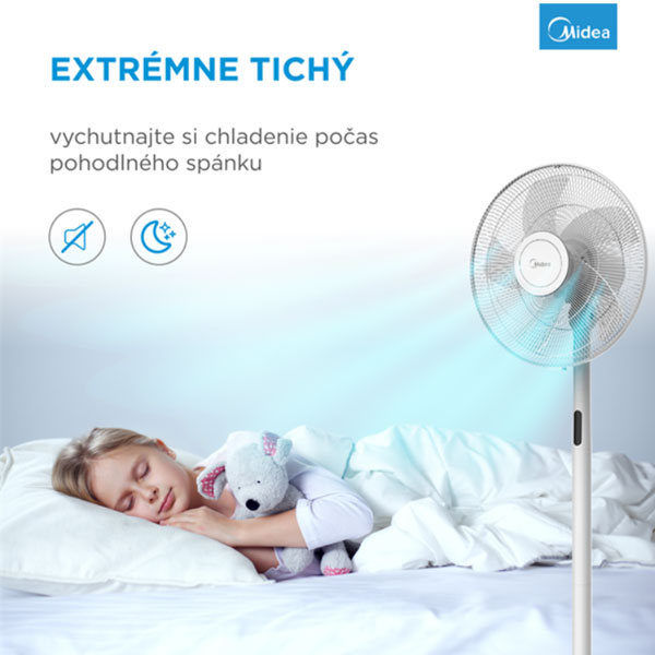 Midea stojanový ventilátor FS40-18BR