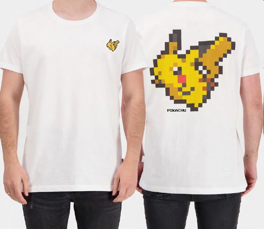 Tričko Pixel Pikachu (Pokémon) M