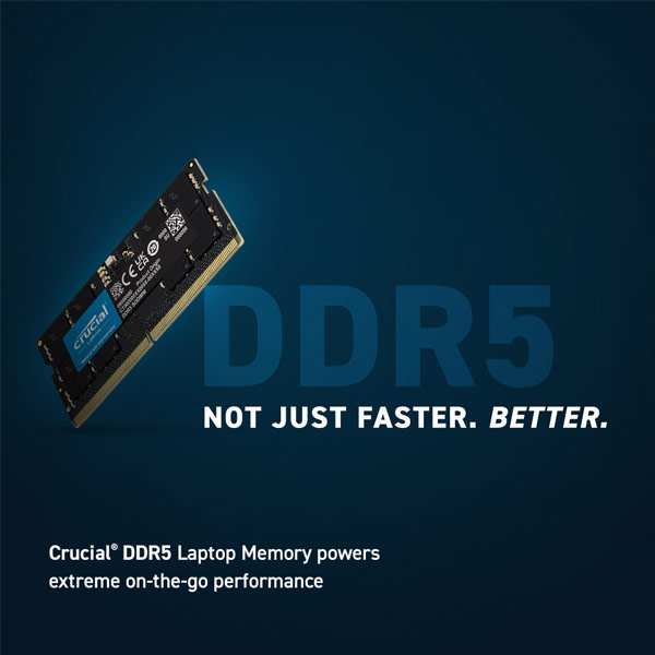 Crucial 16 GB DDR5-4800 SODIMM CL40 Operačná pamäť