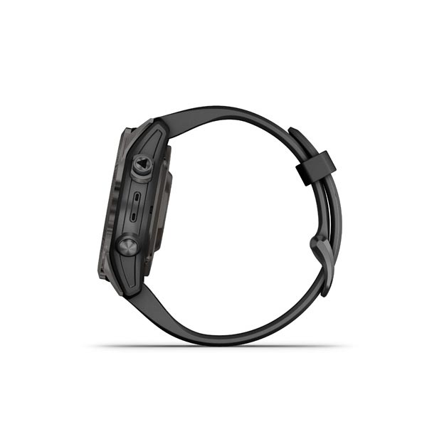 Garmin epix Pro (g2) Sapphire, 42mm, Carbon Grey DLC Titanium, Black band