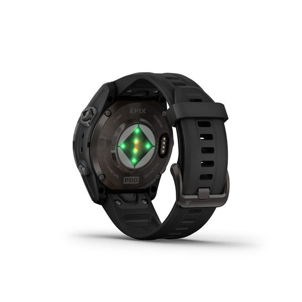 Garmin epix Pro (g2) Sapphire, 42mm, Carbon Grey DLC Titanium, Black band