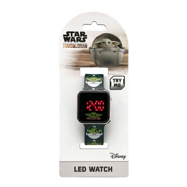 Kids Licensing detské LED hodinky Star Wars Mandalorian