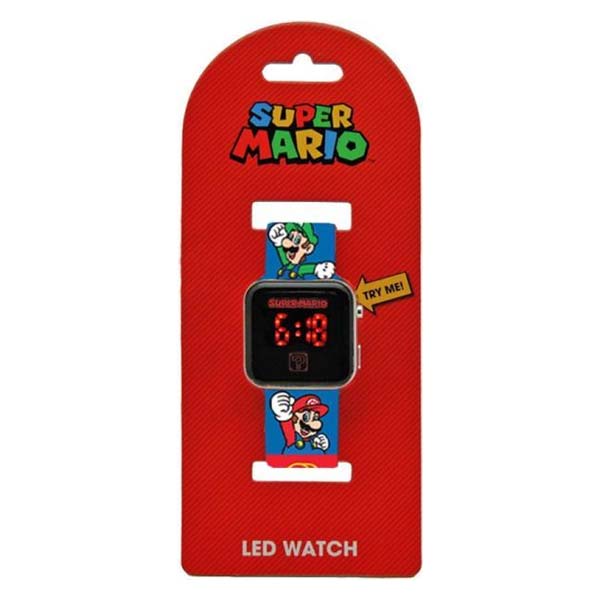 Kids Licensing detské LED hodinky Super Mario