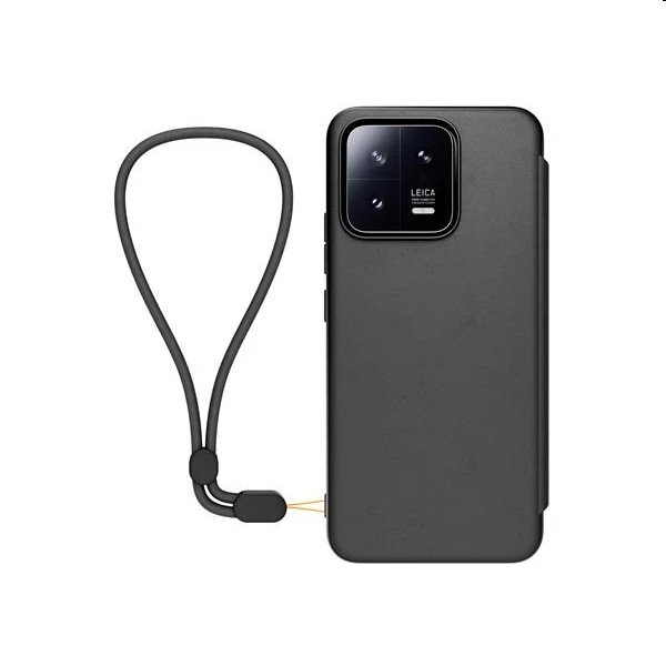 Knižkové puzdro Made for Xiaomi pre Xiaomi 13 Pro s pútkom, čierna Knižkové puzdro Made for Xiaomi pre Xiaomi 13 Pro s pútkom, čierna