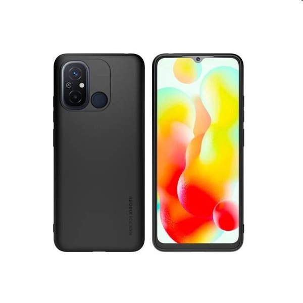 Zadný kryt a ochranné sklo Made for Xiaomi TPU pre Xiaomi Redmi 12C, čierna Zadný kryt a ochranné sklo Made for Xiaomi TPU pre Xiaomi Redmi 12C, čierna